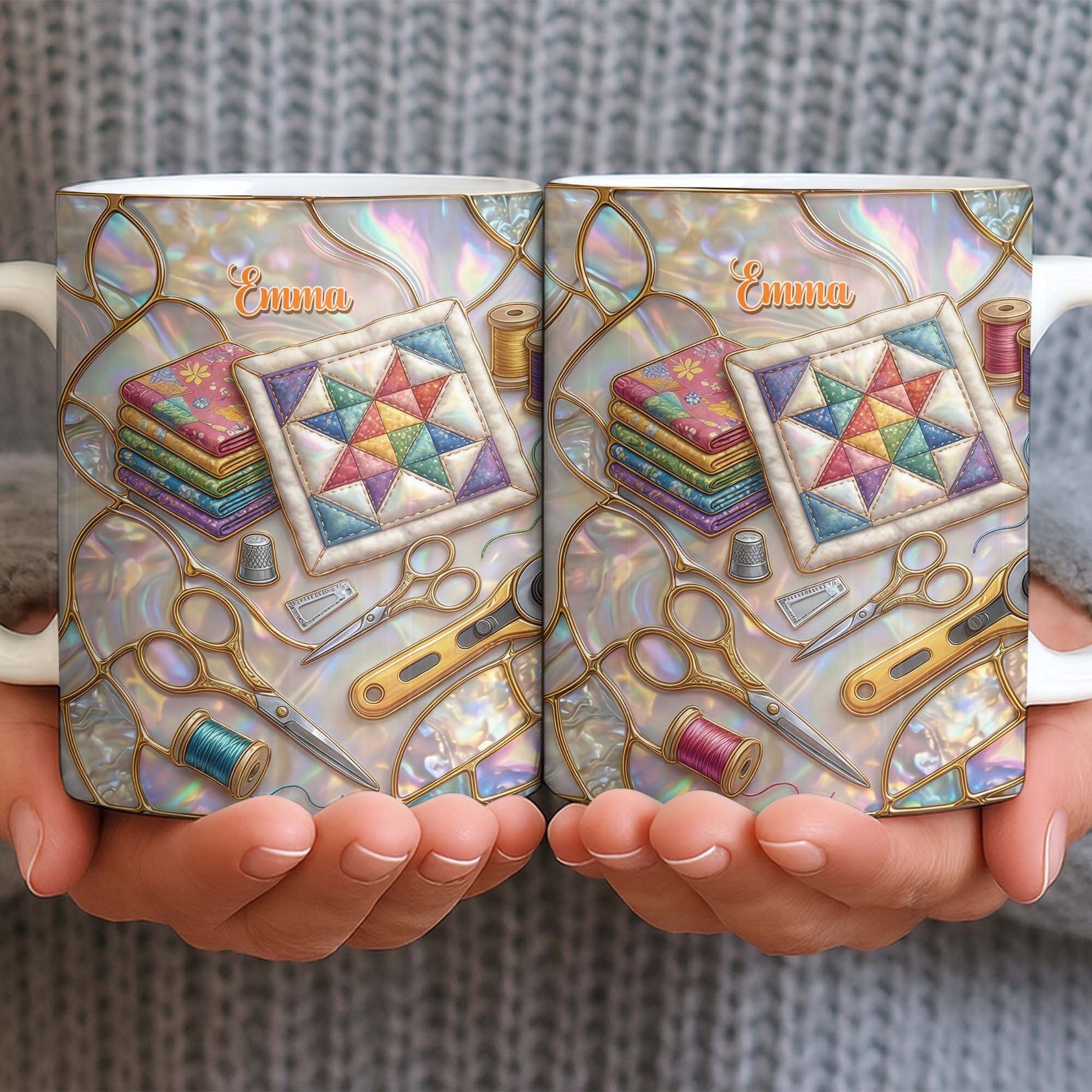 Personalized Vibrant Crafting Tools Design