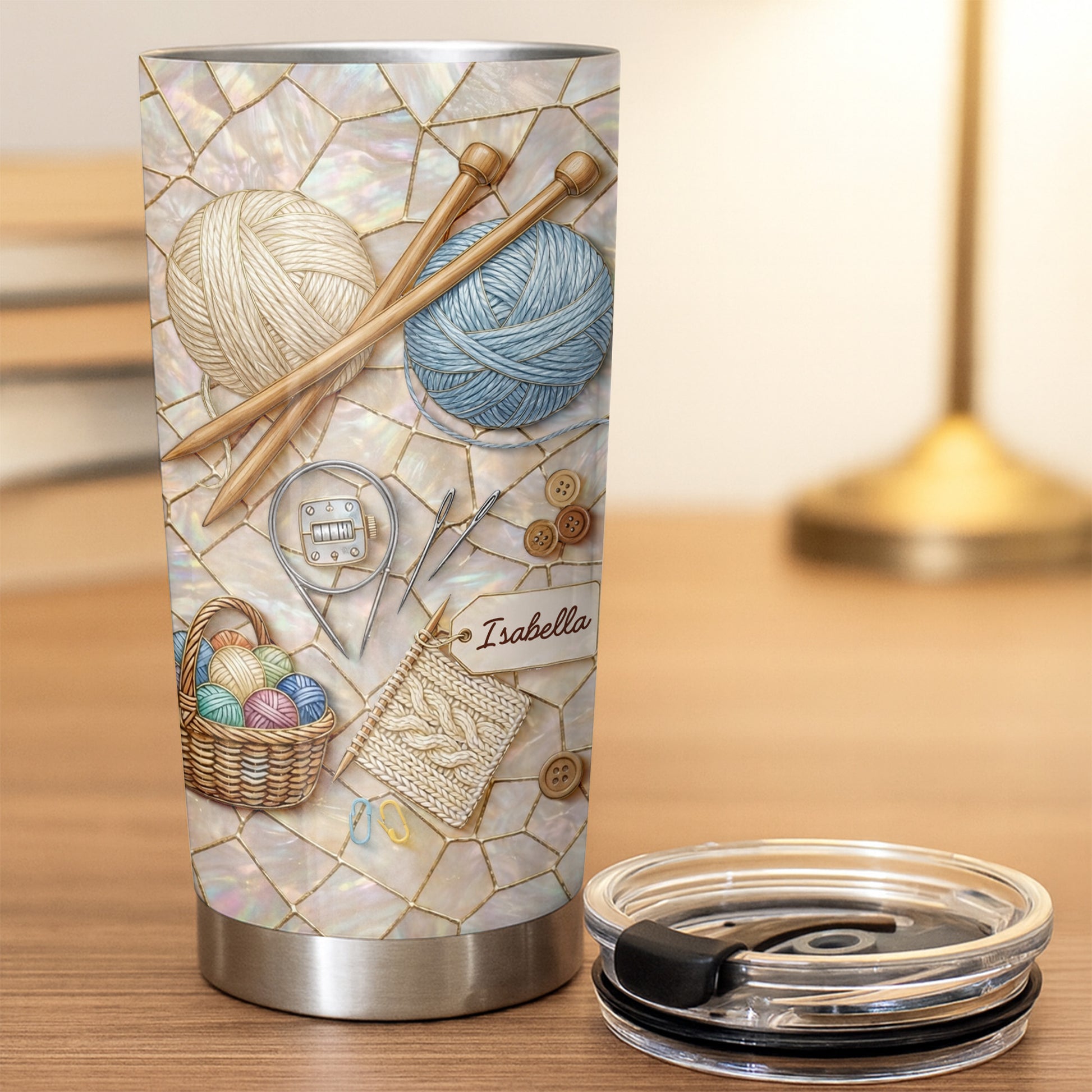 Celebrate The Art Of Crafting With Yarn And Knitting Needles