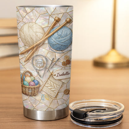 Celebrate The Art Of Crafting With Yarn And Knitting Needles