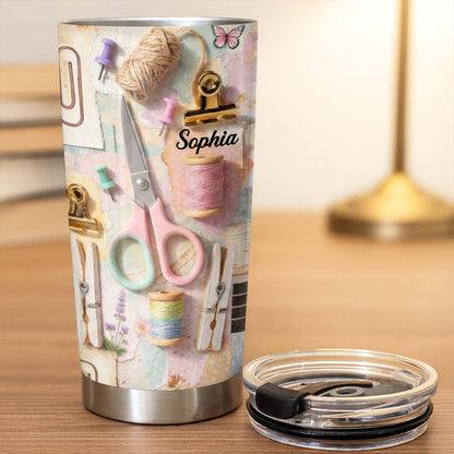 Creative Soul Passion For Crafting And Sewing With Scissors And Thread