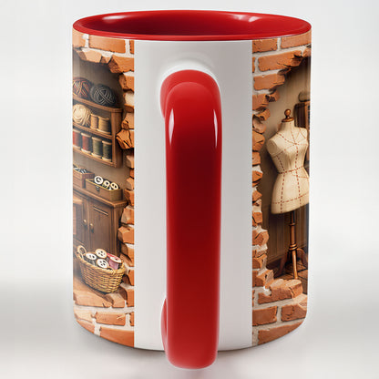 Where Every Stitch Tells A Story Vintage Sewing Machine And Mannequin