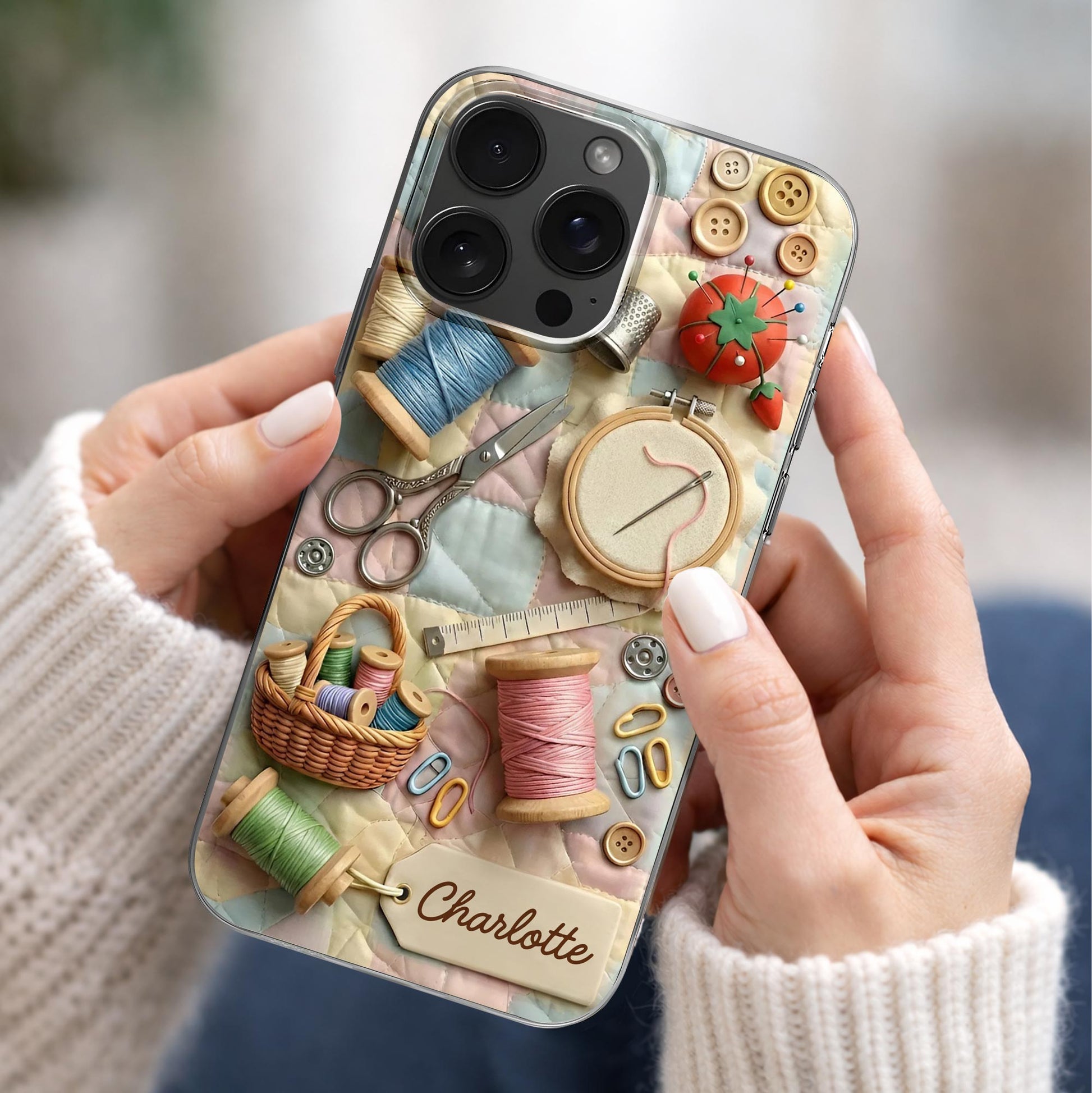 Stitching Memories With Love Personalized Quilt And Sewing Kit Tools