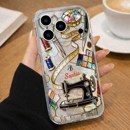 Vintage Sewing Machine and Tailor Tools Personalized Design