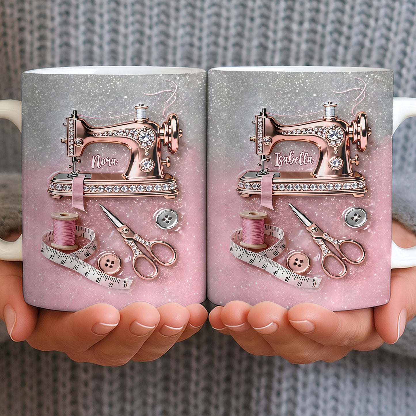 Creative Sewing My Happy Place With Sewing Machine And Scissors