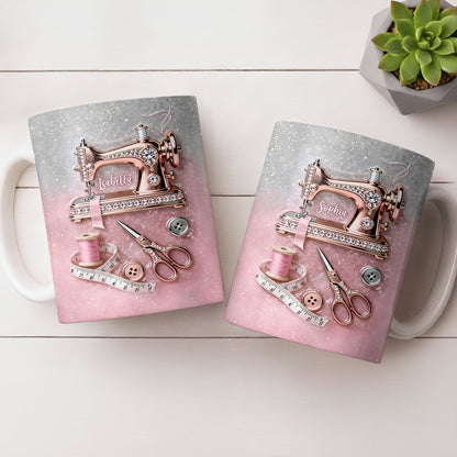 Creative Sewing My Happy Place With Sewing Machine And Scissors