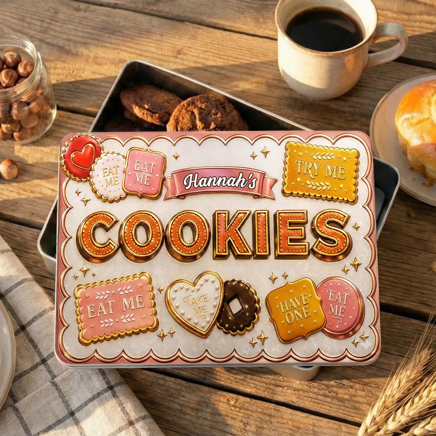 COOKIES With Eat Me Try Me And Assorted Biscuits