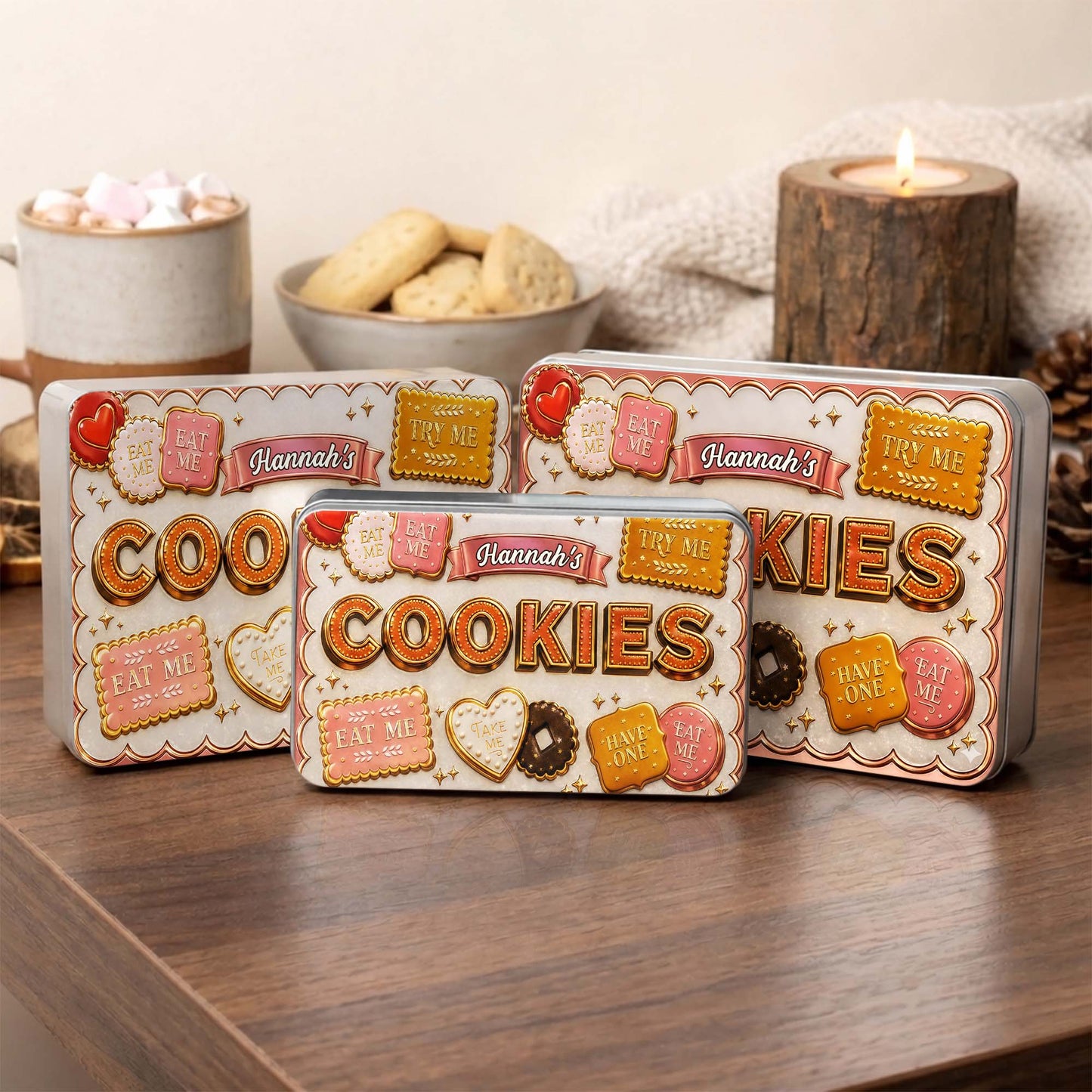 COOKIES With Eat Me Try Me And Assorted Biscuits