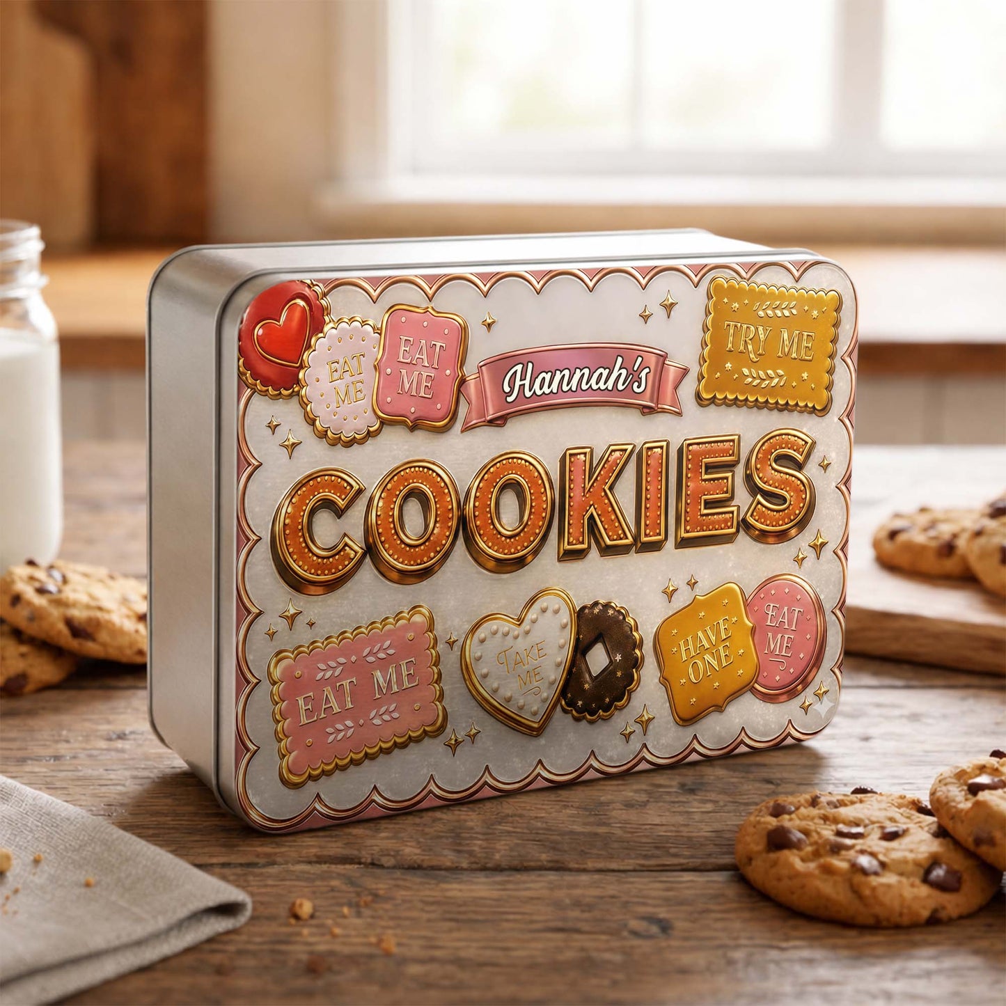 COOKIES With Eat Me Try Me And Assorted Biscuits