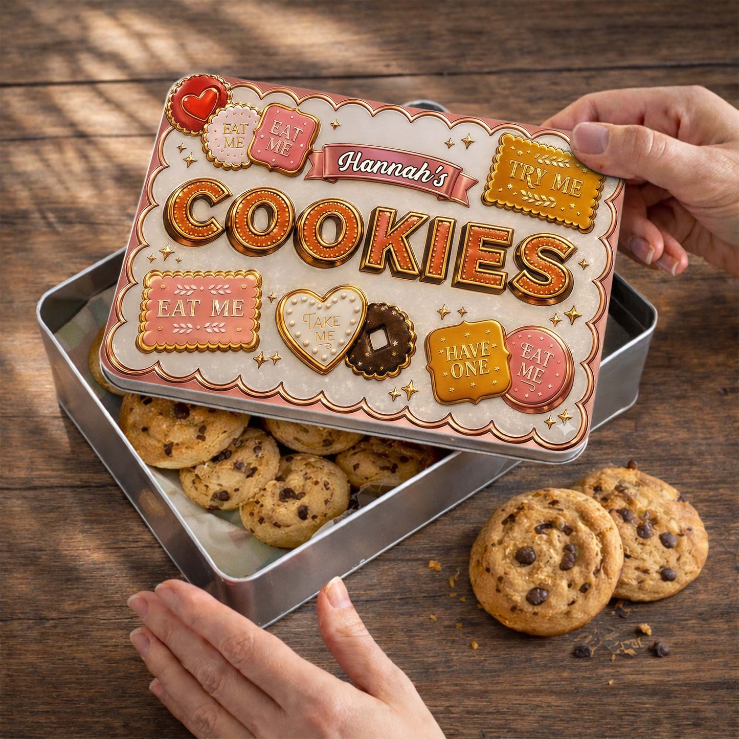 COOKIES With Eat Me Try Me And Assorted Biscuits