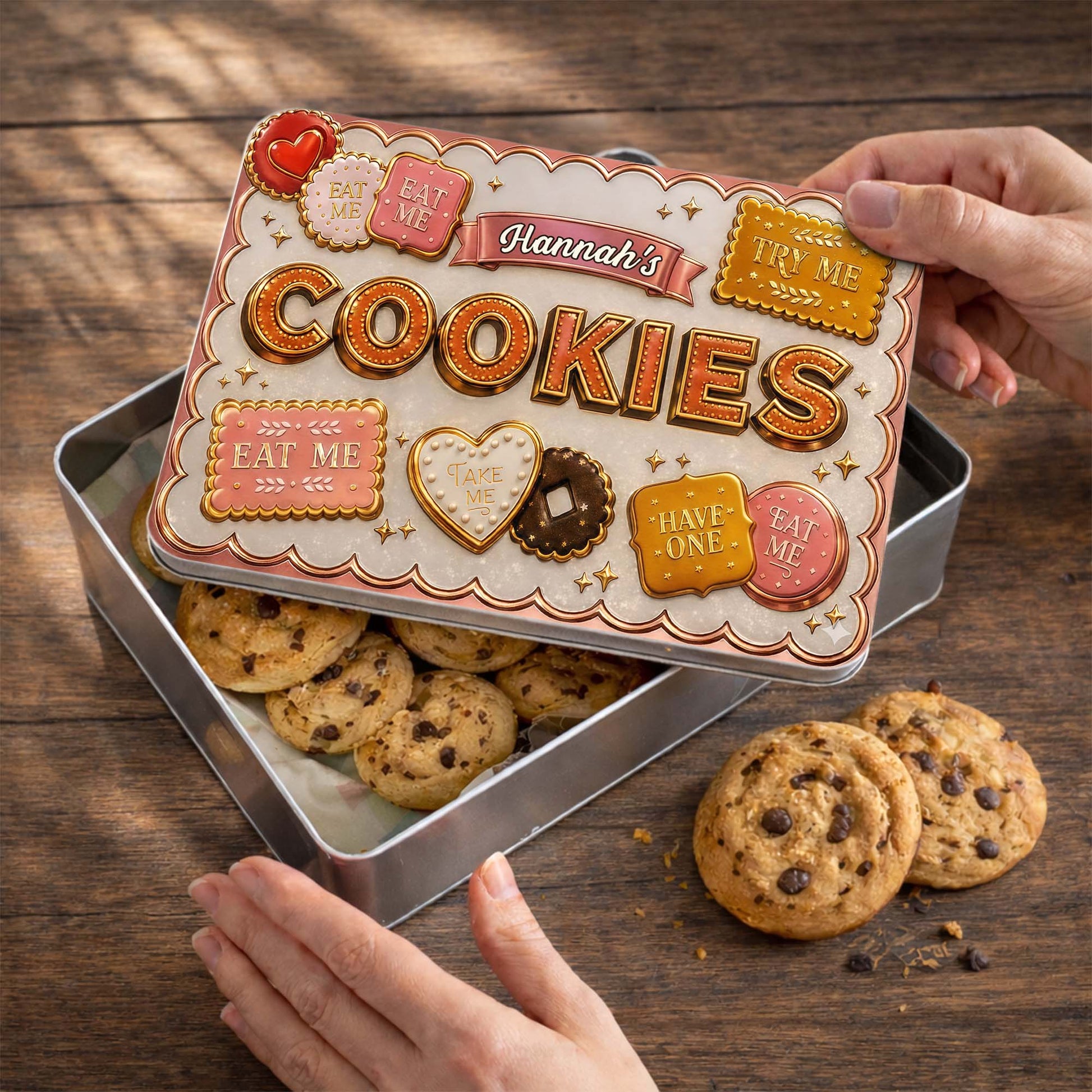 COOKIES With Eat Me Try Me And Assorted Biscuits
