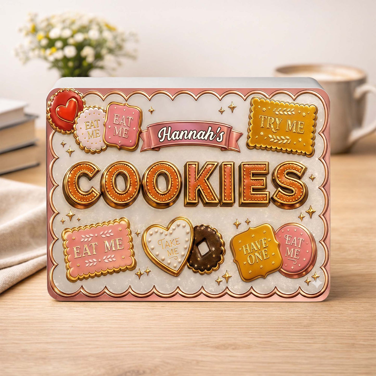 COOKIES With Eat Me Try Me And Assorted Biscuits