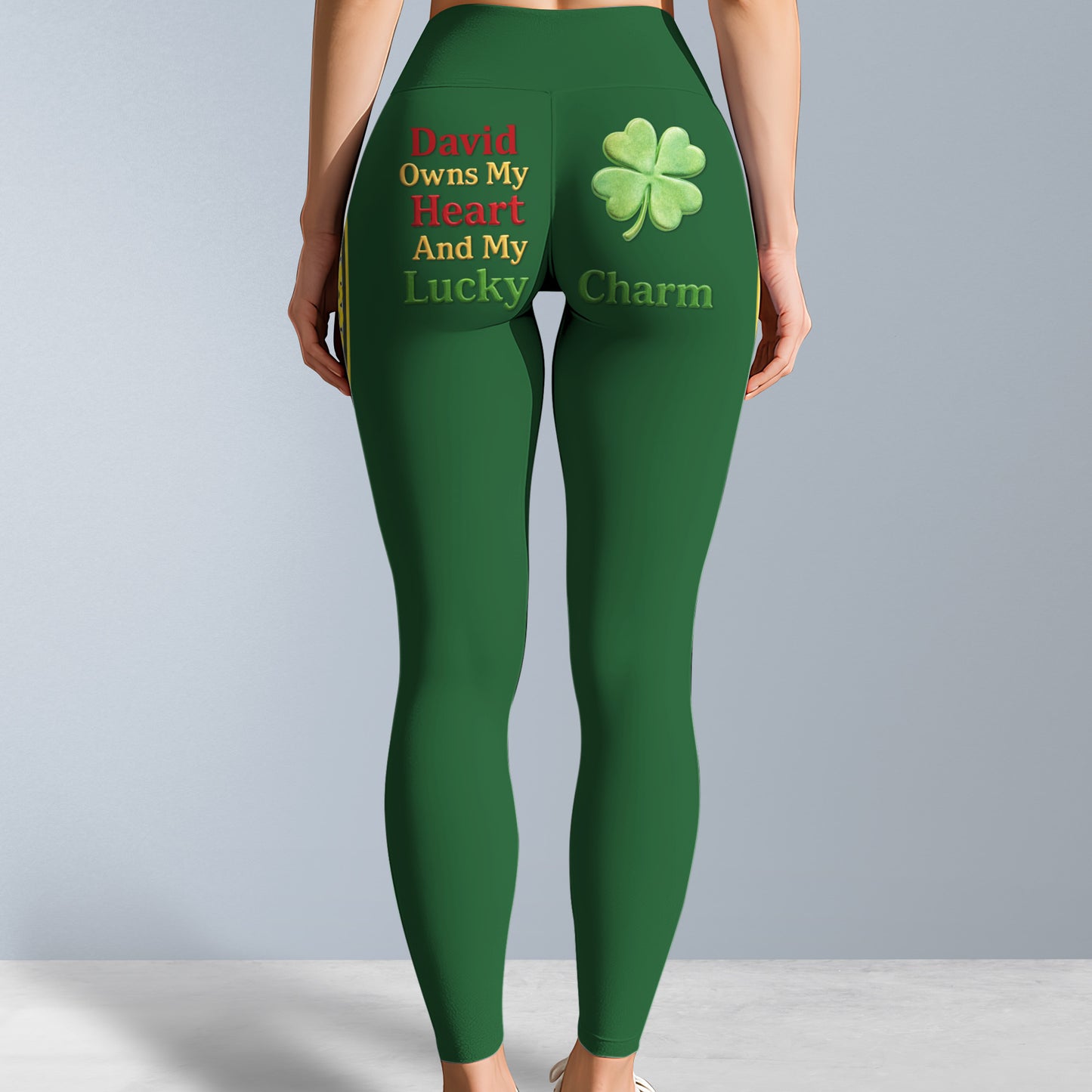 Owns My Heart And My Lucky Charm Four Leaf Clover