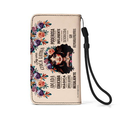 Soy Una Chica Latina - Bespoke Phone Leather Wallet - HG02PW