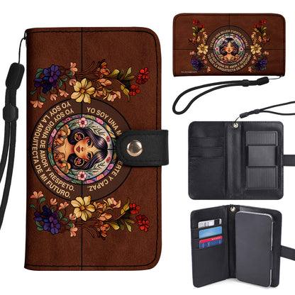 Yo Soy - Bespoke Phone Leather Wallet - HG08PW