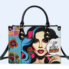 Puedo comprarme flores - Bolso de piel personalizado - HG44