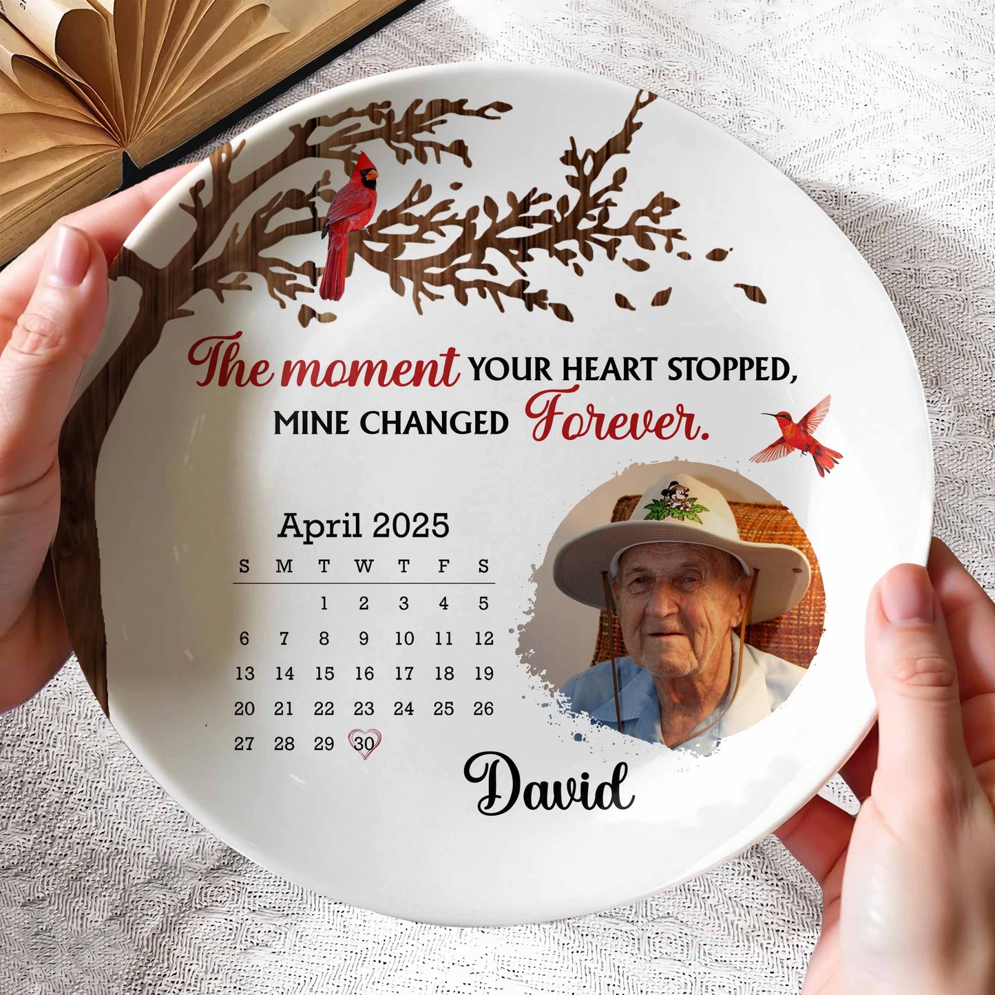 The Moment Your Heart Stopped, Mine Changed Forever, Bird and Tree Branches