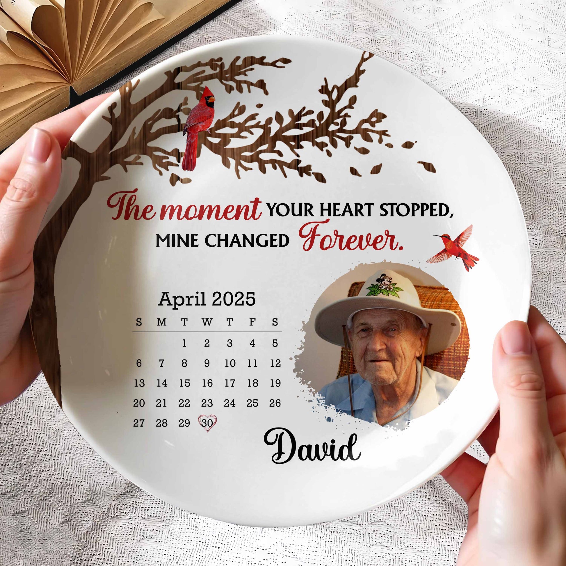 The Moment Your Heart Stopped, Mine Changed Forever, Bird and Tree Branches