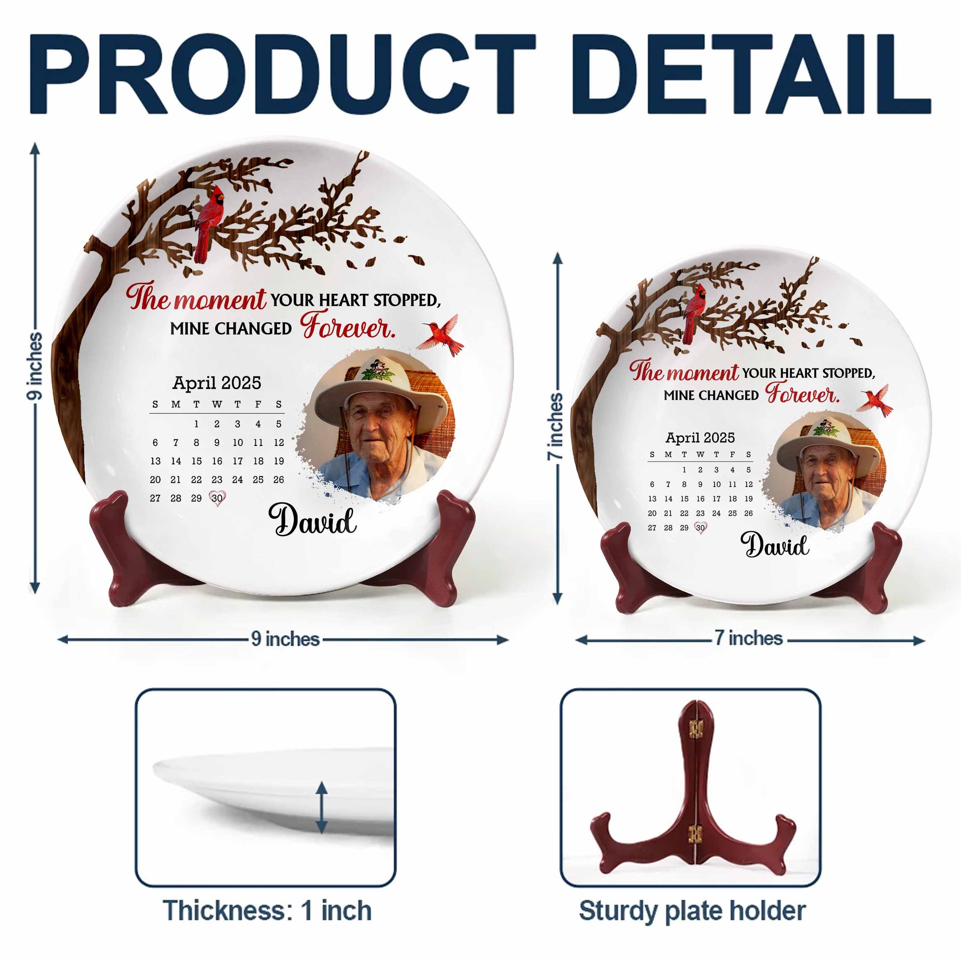 The Moment Your Heart Stopped, Mine Changed Forever, Bird and Tree Branches