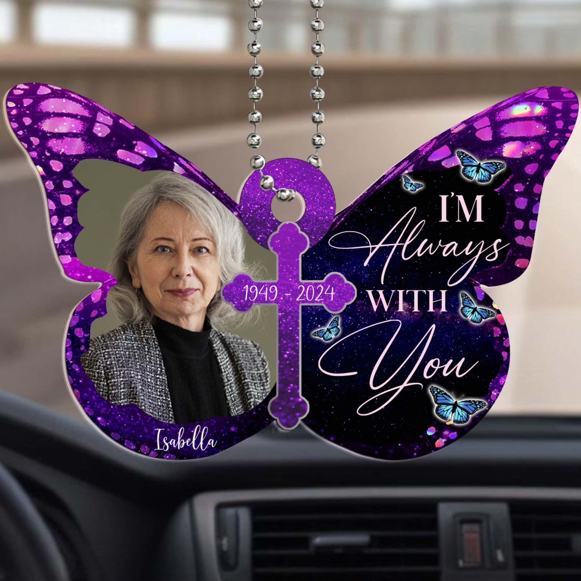 I'm Always With You Butterfly Ornament