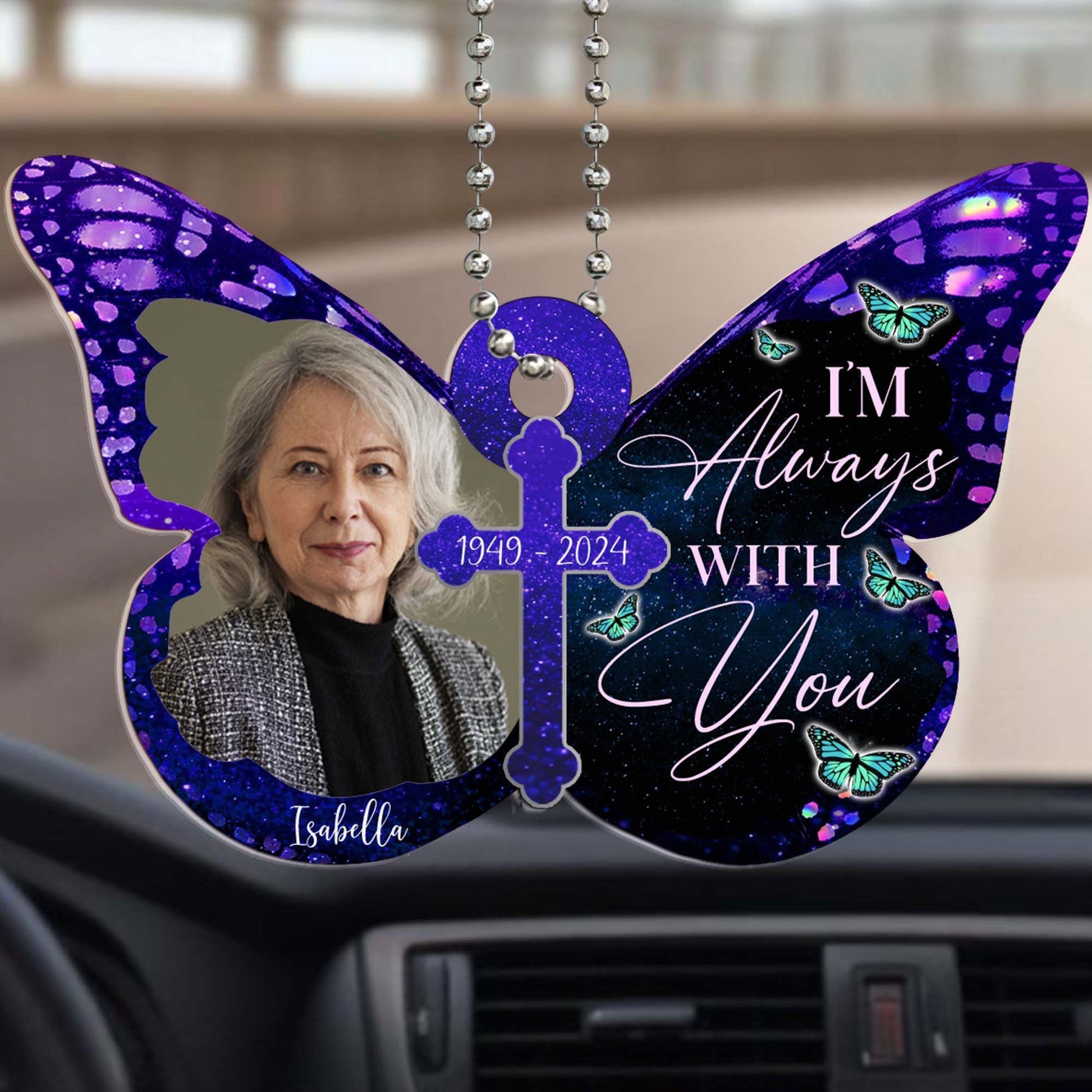 I'm Always With You Butterfly Ornament