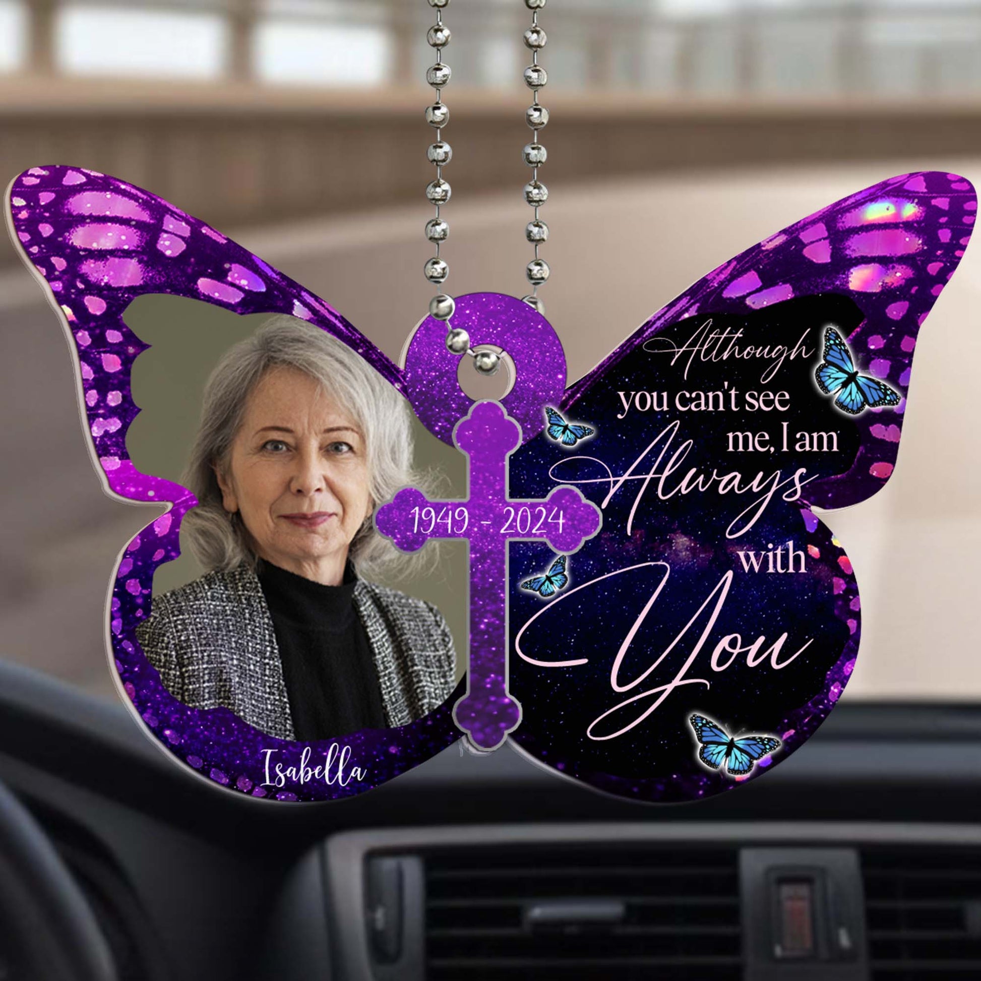 Always With You Memorial Butterfly Ornament