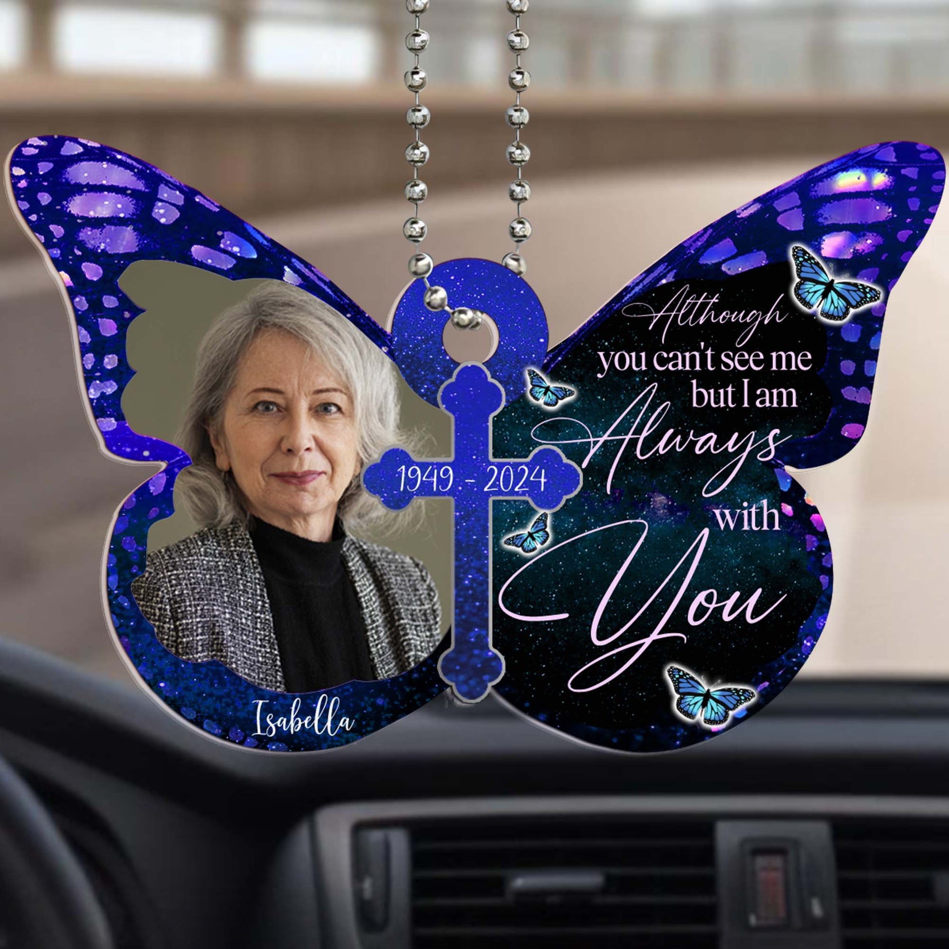 Always With You Memorial Butterfly Ornament