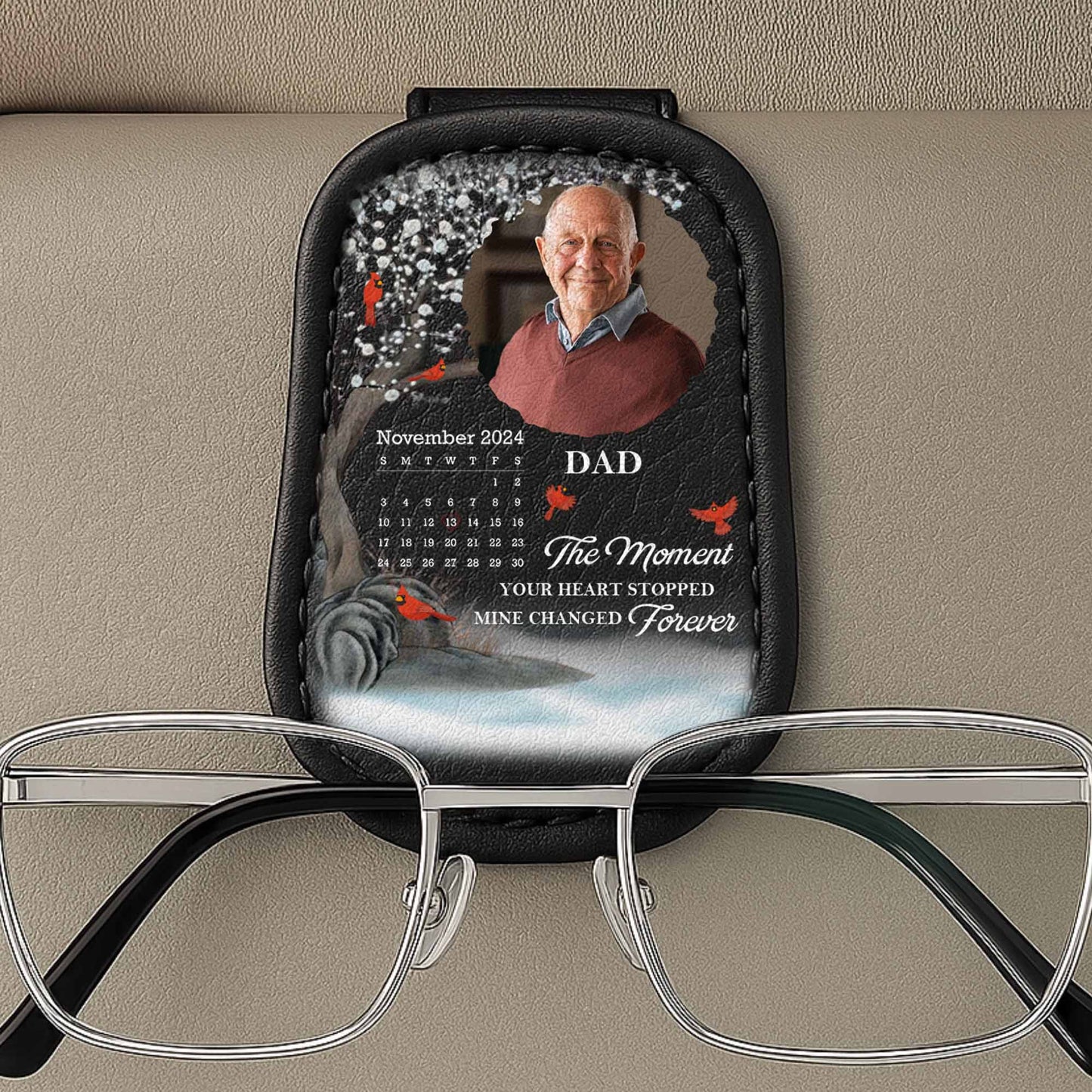 The Moment Your Heart Stopped, Custom Memorial Design With Heartbeat