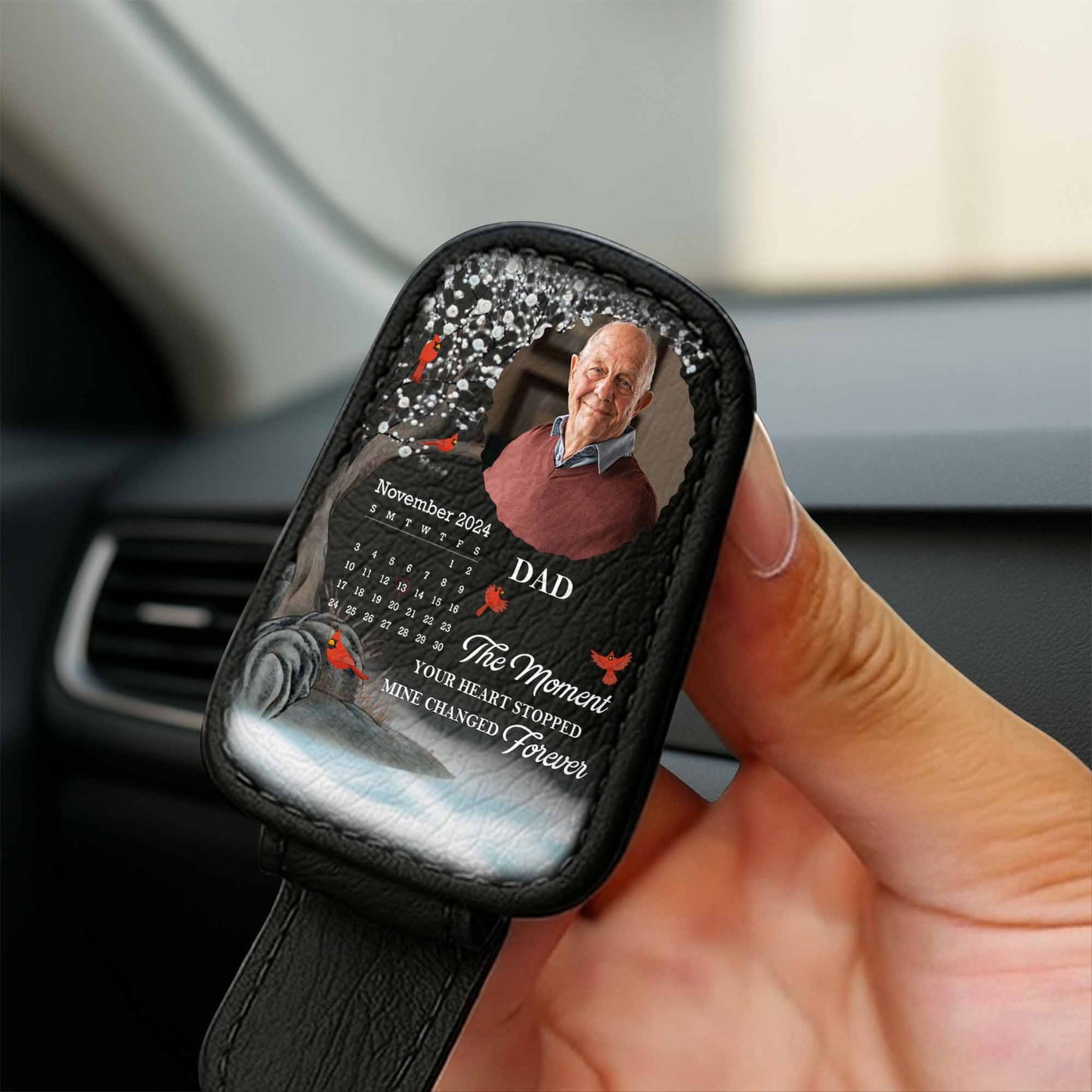 The Moment Your Heart Stopped, Custom Memorial Design With Heartbeat