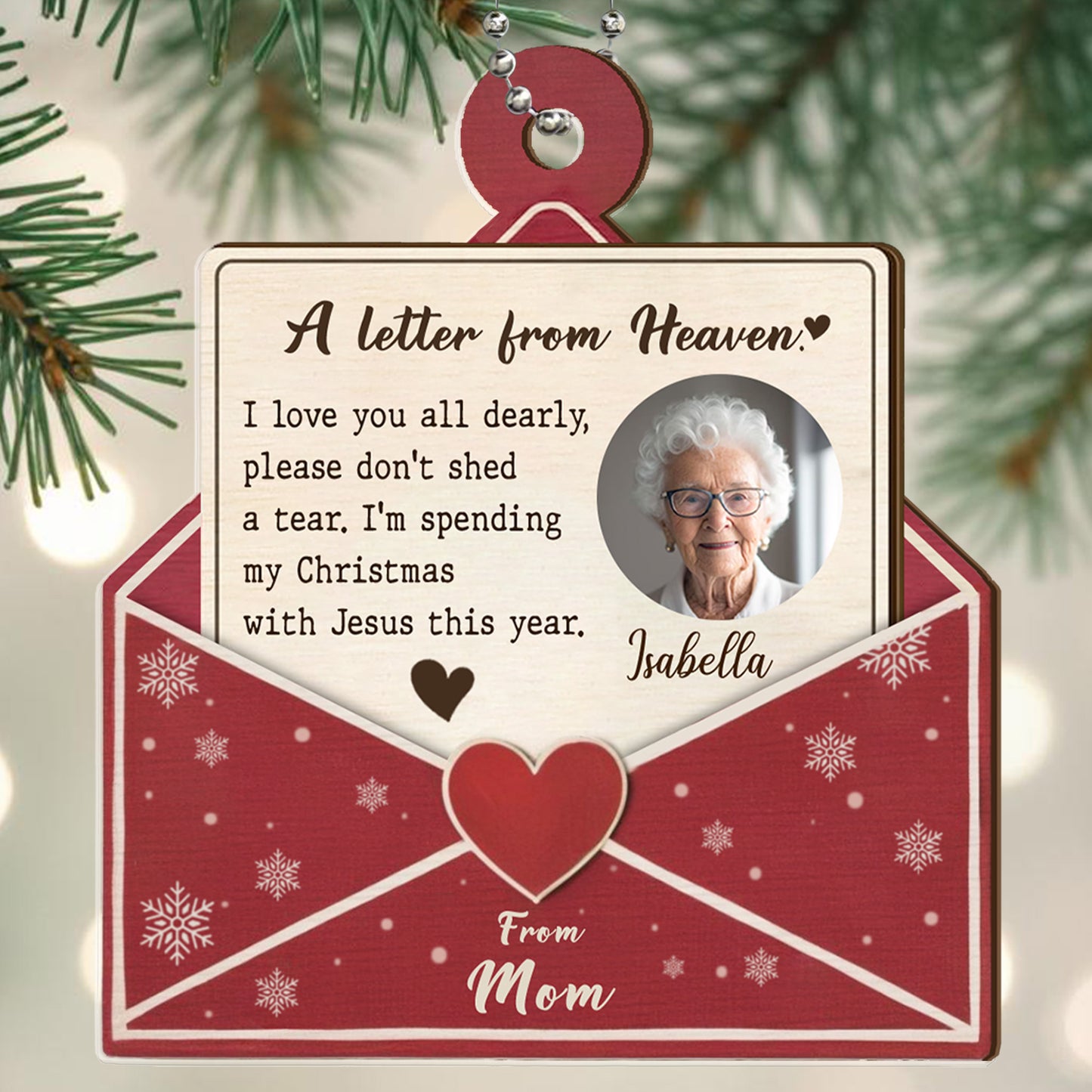 A Letter From Heaven Christmas Memorial