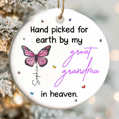 Hand Picked For Earth By My Great Grandma, Butterfly
