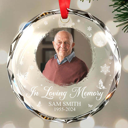 In Loving Memory Glass Ornament