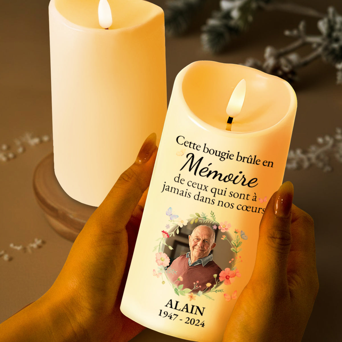 Lighting Up Memories LED Candle For Memorials And Celebrations