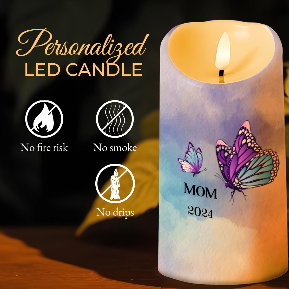 Loving Memory Light, Always With You Butterfly Design