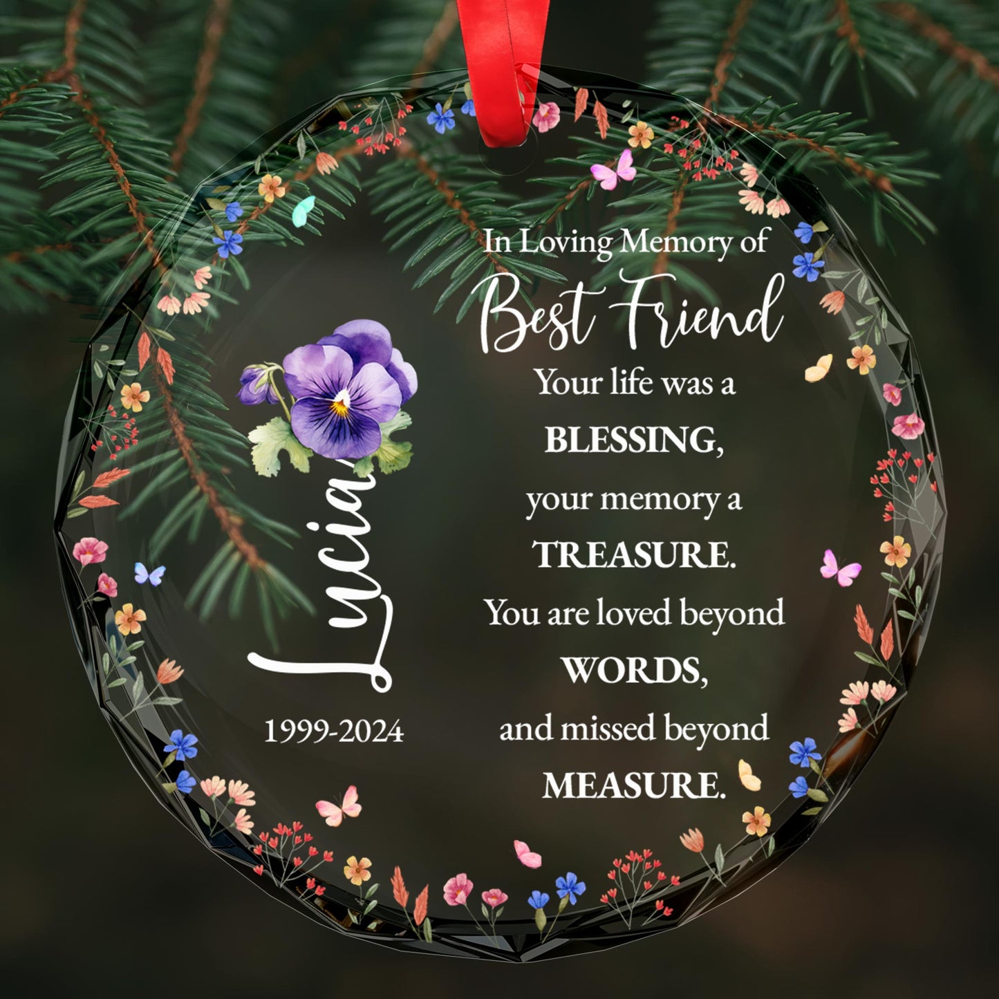 In Loving Memory of Best Friend Floral Tribute