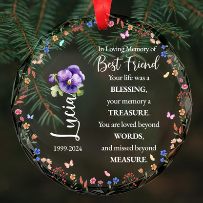 In Loving Memory of Best Friend Floral Tribute