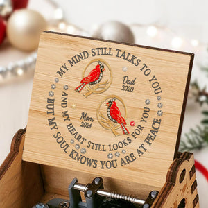 My Mind Talks To You Cardinals Memorial Music Box