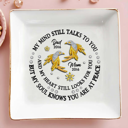 My Mind Still Talks To You Peaceful Bird And Flower Design