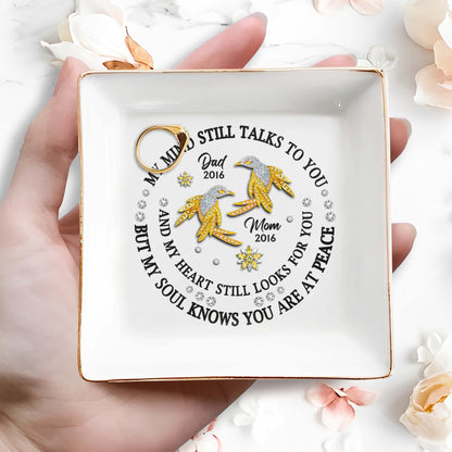 My Mind Still Talks To You Peaceful Bird And Flower Design