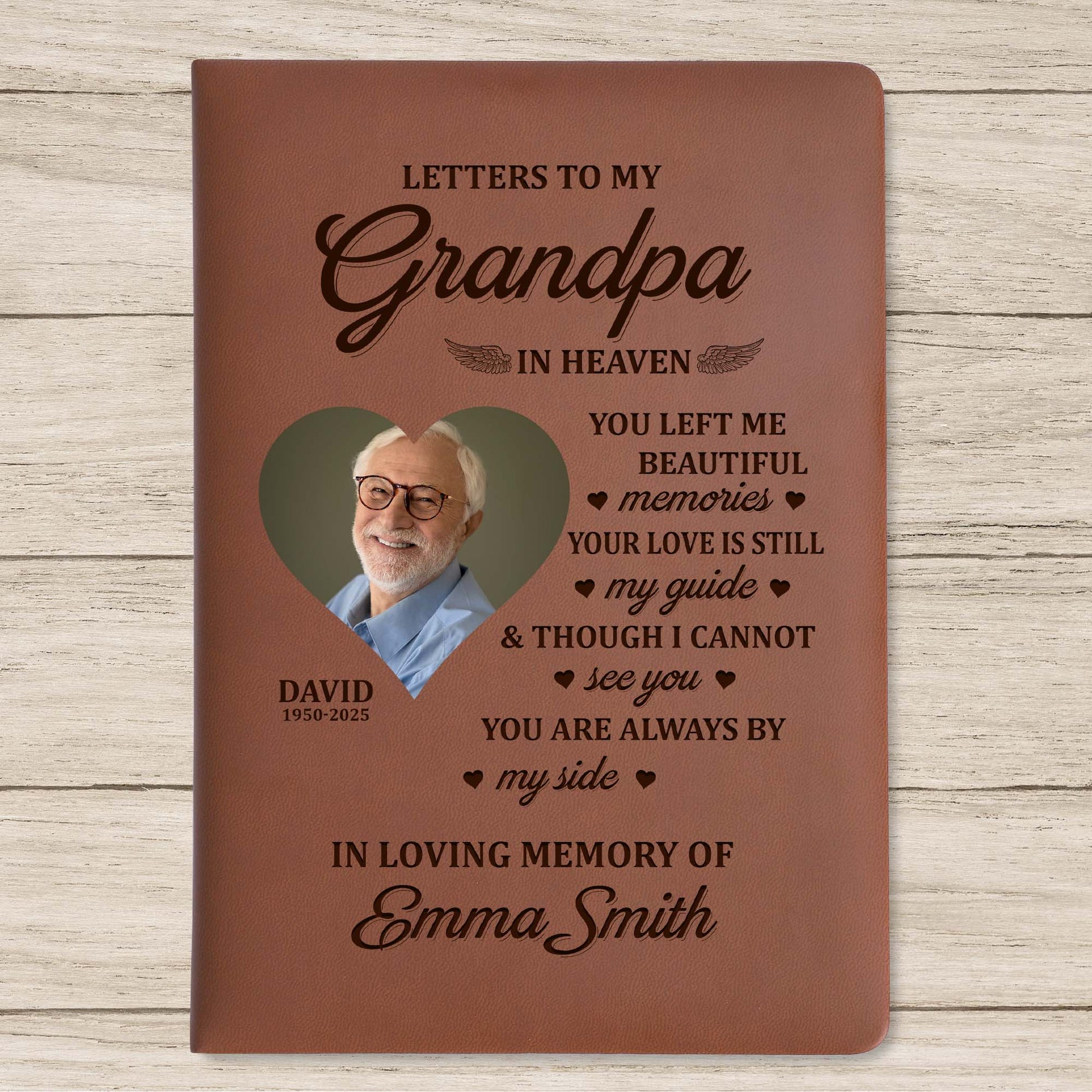 Letters To My Grandpa In Heaven, Heart and Wings