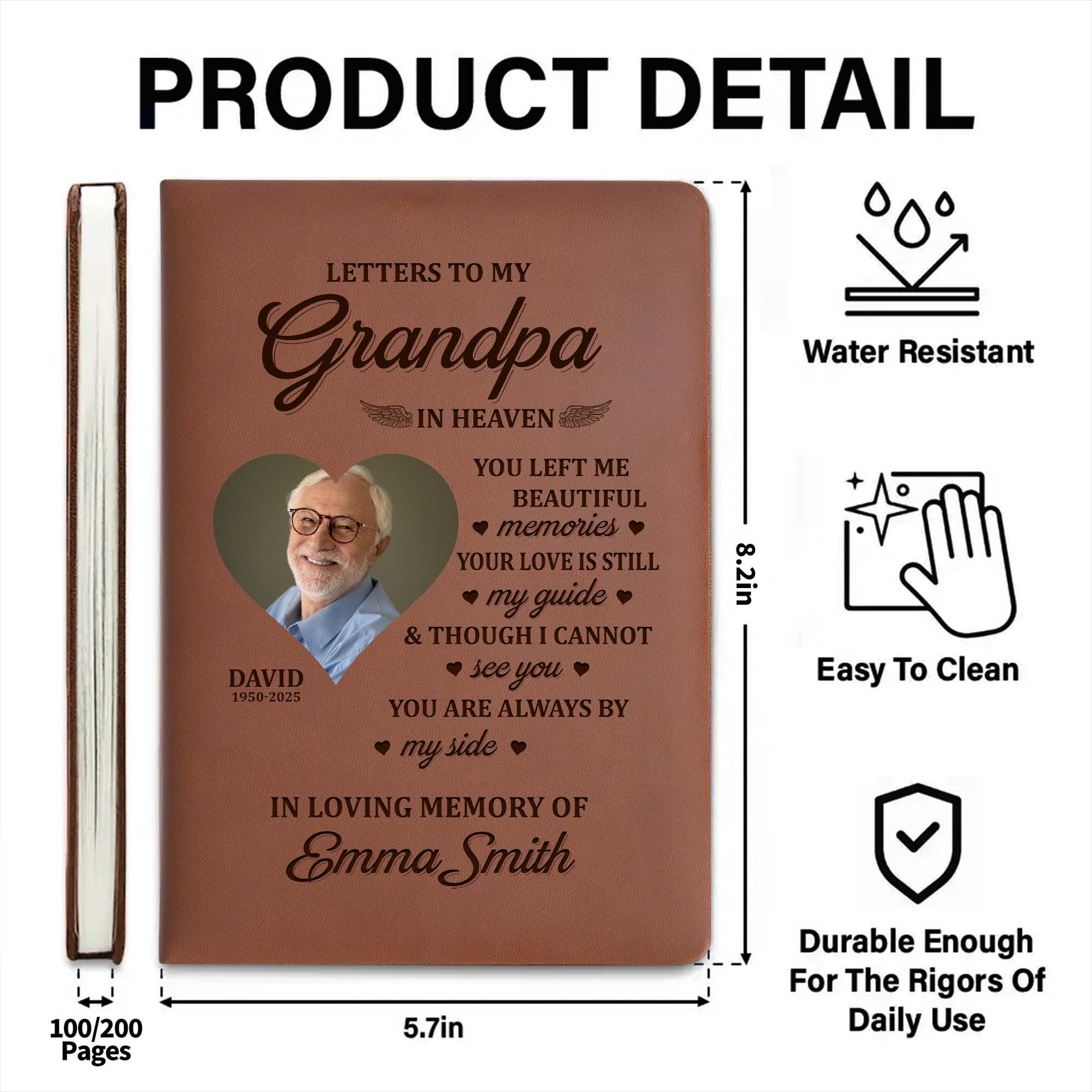 Letters To My Grandpa In Heaven, Heart and Wings