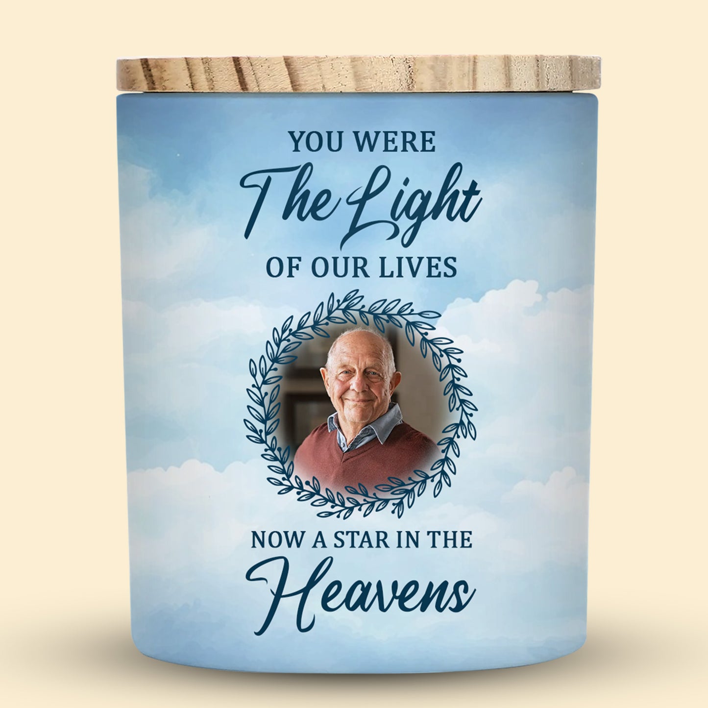 You Were The Light Of Our Lives, Wreath And Clouds