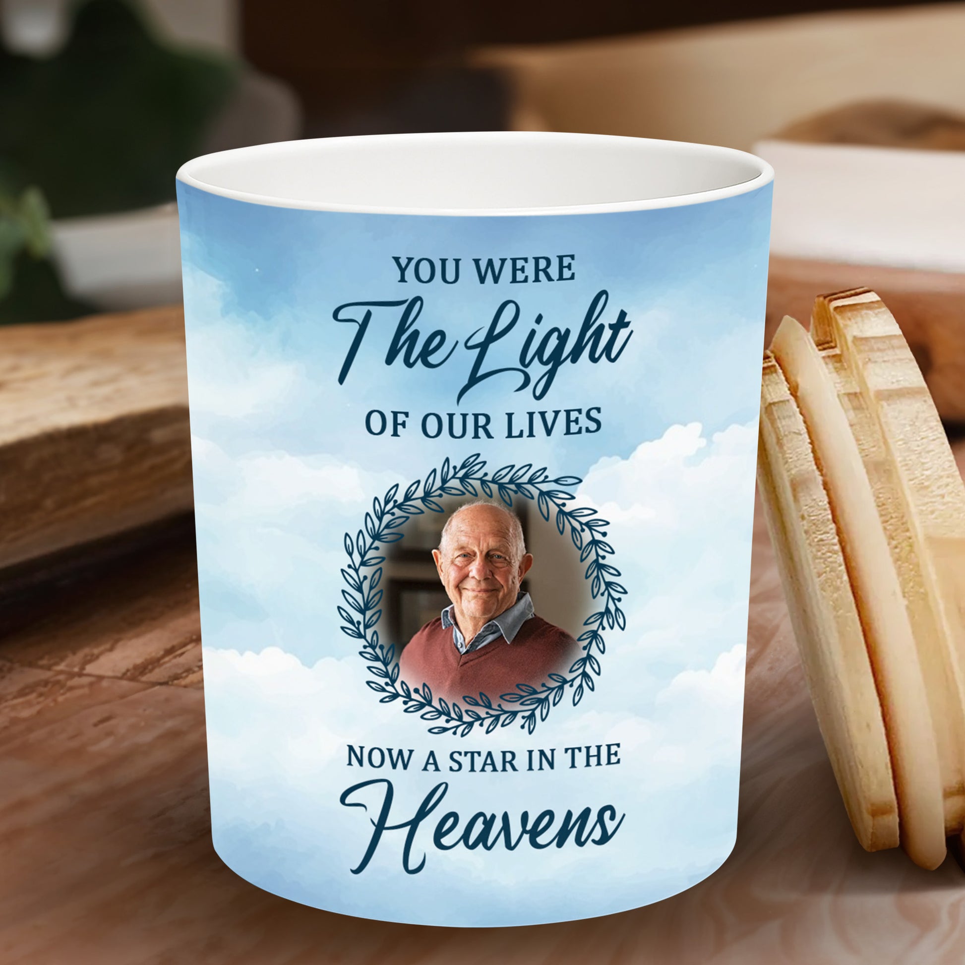 You Were The Light Of Our Lives, Wreath And Clouds