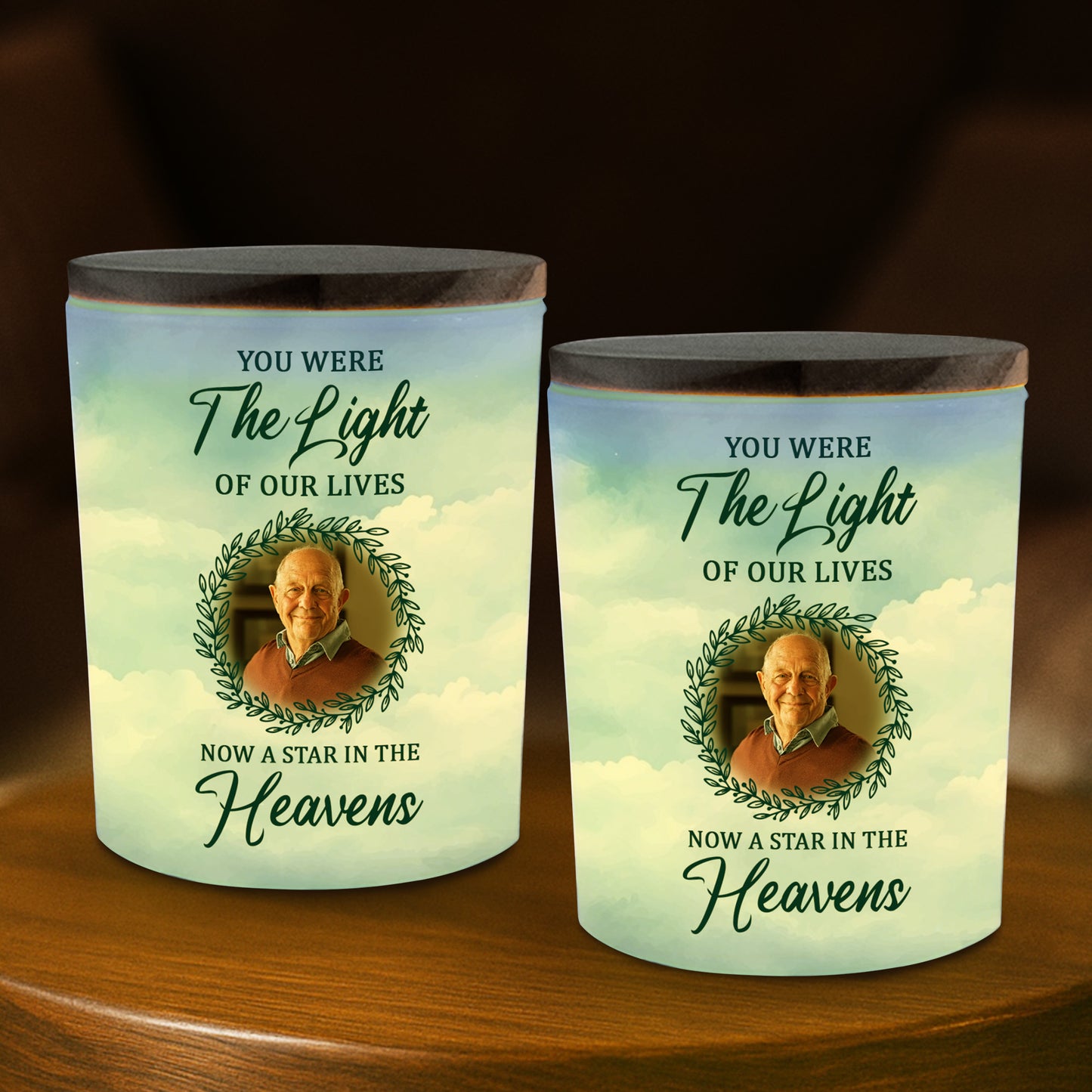 You Were The Light Of Our Lives, Wreath And Clouds