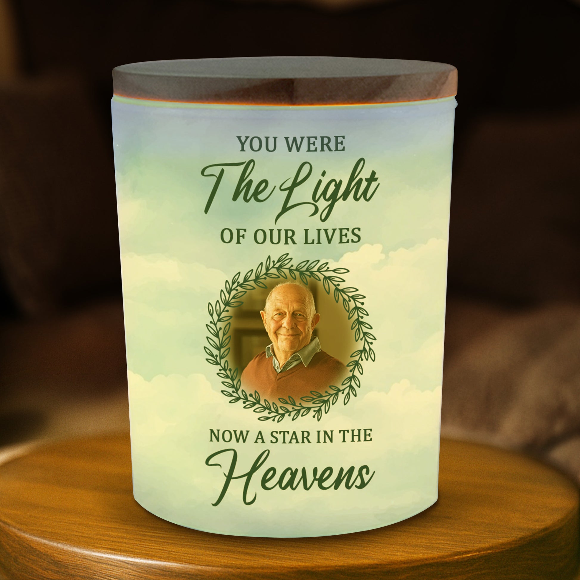 You Were The Light Of Our Lives, Wreath And Clouds