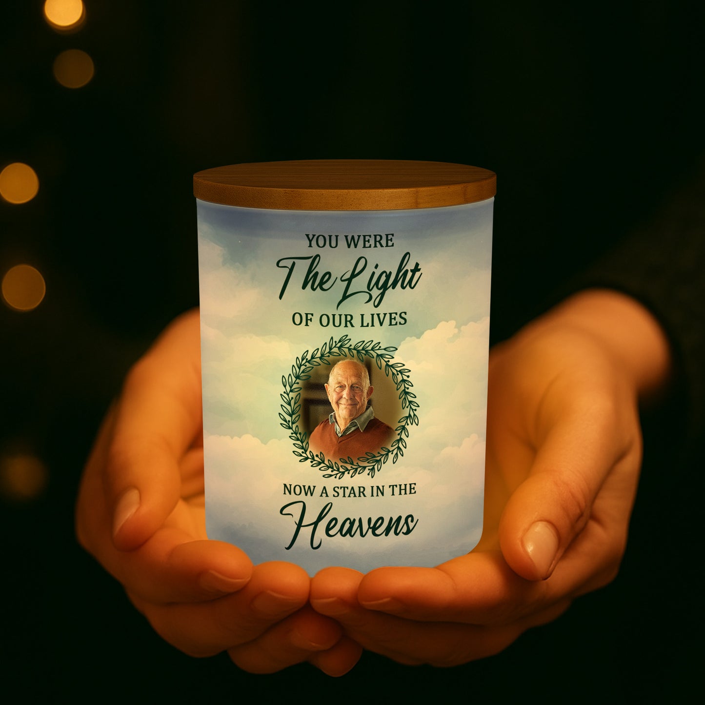 You Were The Light Of Our Lives, Wreath And Clouds