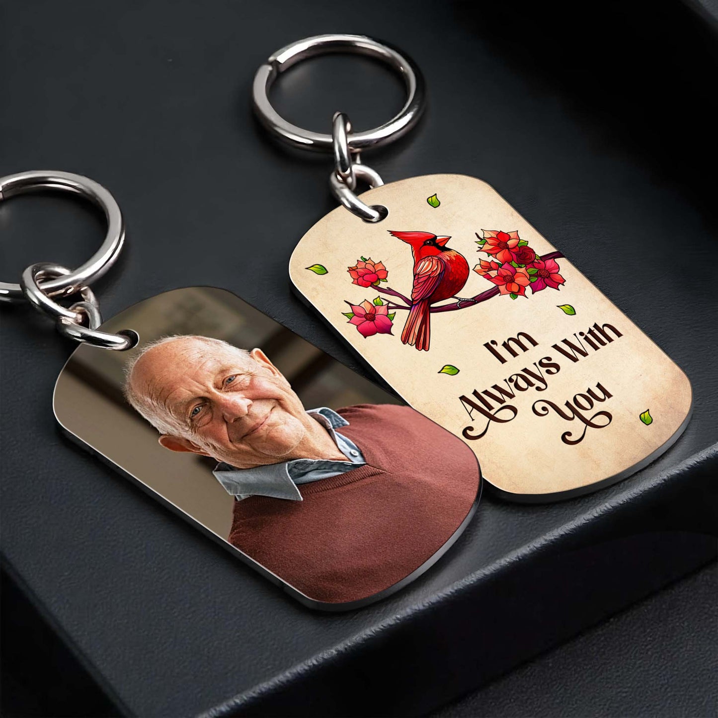 I'm Always With You, Cardinal Bird and Flowers