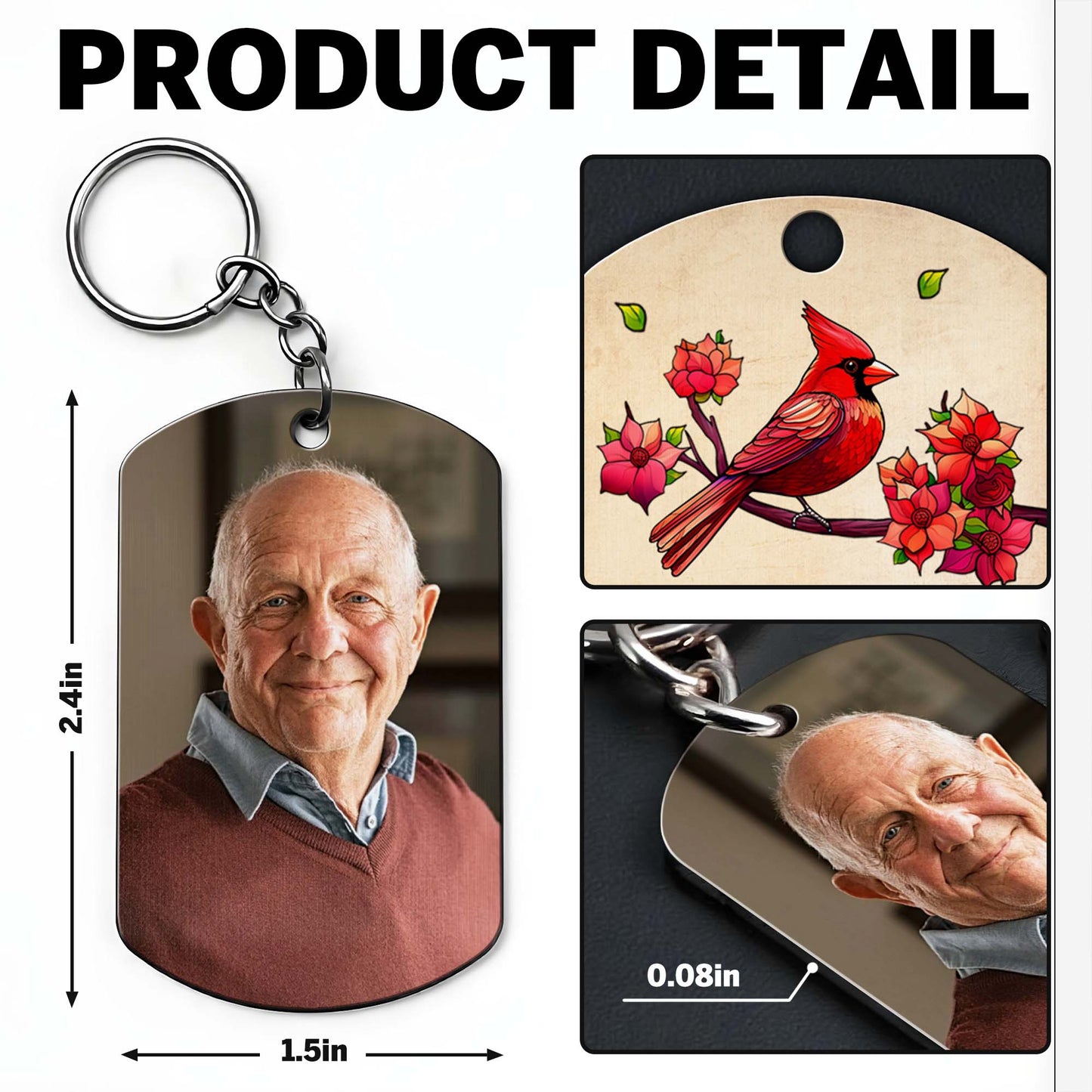 I'm Always With You, Cardinal Bird and Flowers