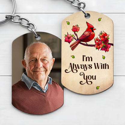 I'm Always With You, Cardinal Bird and Flowers