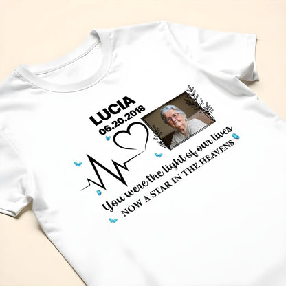 You Were The Light Of Our Lives, Now A Star In The Heavens, Heartbeat And Butterflies