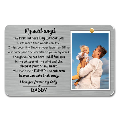 My Sweet Angel, The First Father's Day Without You, Heart and Father with Child